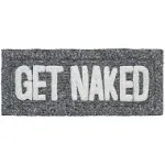 VCNY Home Get Naked Teal Statement Bath Rug Size: 24" W x 60" L