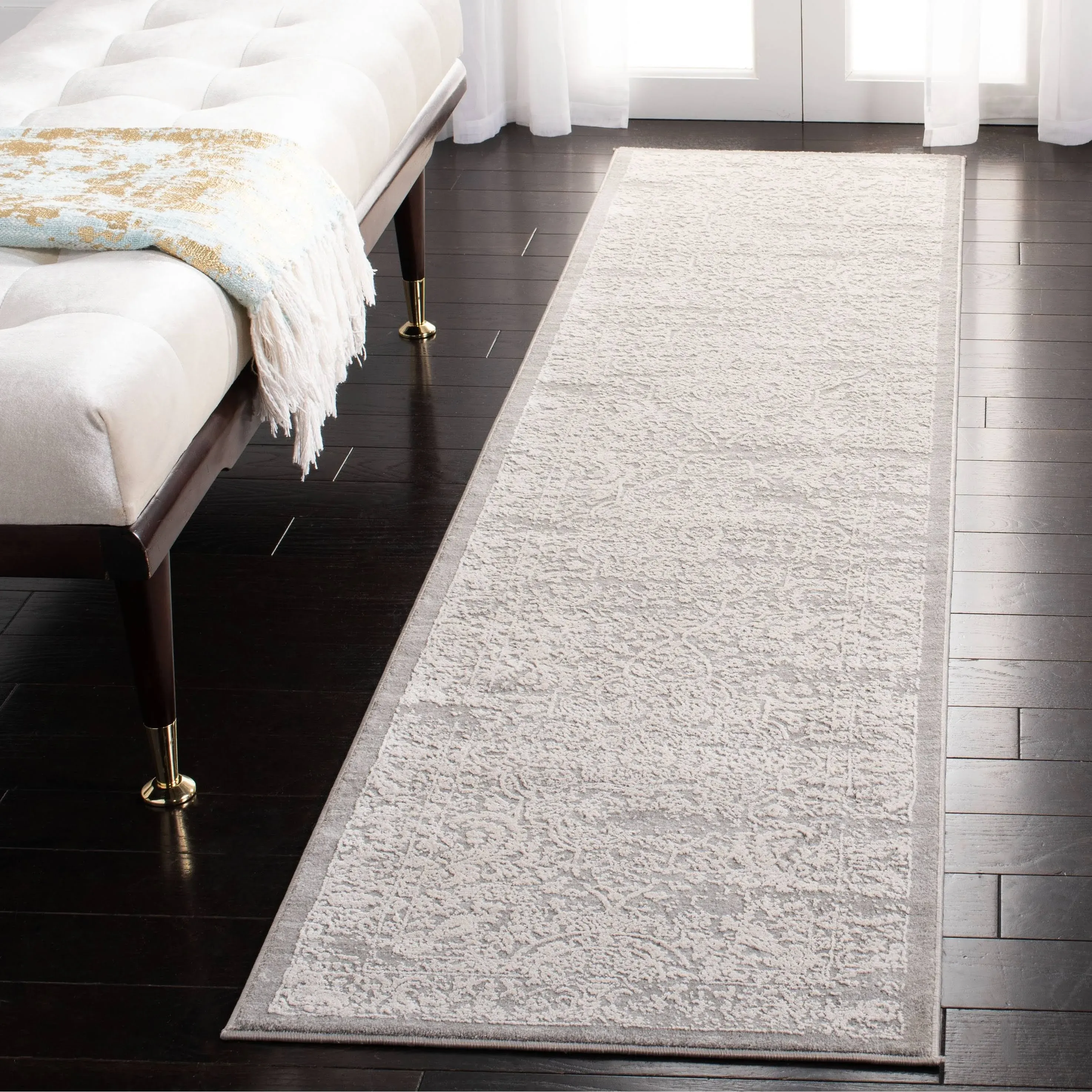 Safavieh Princeton Grey & Beige 2' x 10' Rug