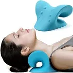 ComfortLife Neck Stretcher for Pain Relief, Neck and Shoulder Relaxer Cervical Traction Device Pillow for Muscle Relax and TMJ Pain Relief(Black)