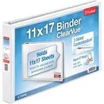 Cardinal 11 x 17-Inch, ClearVue Slant-D Ring Binder (CRD22112CB)