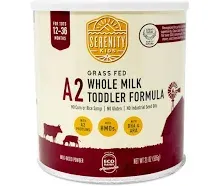 Serenity Kids, Fórmula Infantil com Leite Integral Alimentado com Grama A2, Para Bolinhos de 12 a 36 Meses, 595 g (21 oz)