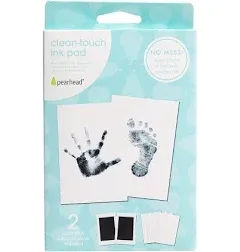 Pearhead Newborn Baby Handprint or Footprint Clean-Touch Ink Pad
