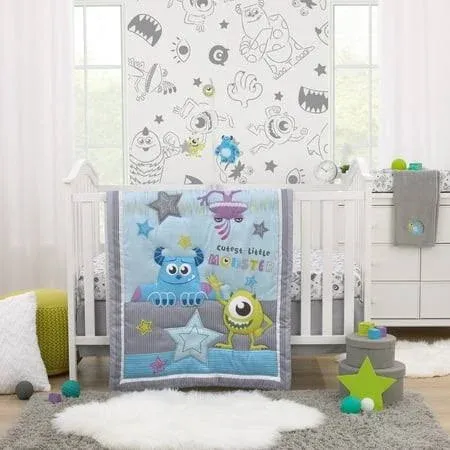 Disney Monsters, Inc. Cutest Little Monster 3pc Crib Set