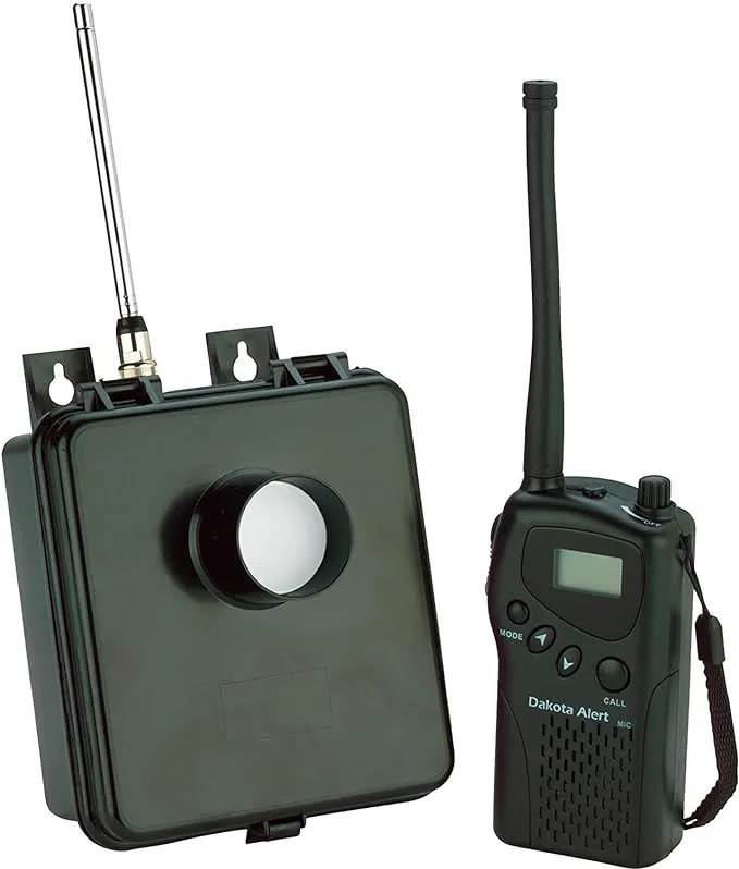 Dakota Alert MURS HT KIT - Motion Sensor Kit - Alert Transmitter Box & Handheld M538-HT Wireless VHF Transceiver Kit - License Free Multi Use Radio Service MURS Radio Handheld