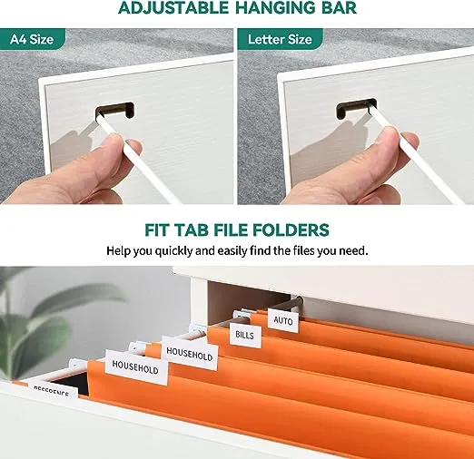 YITAHOME 4 Drawer Filing Cabinet