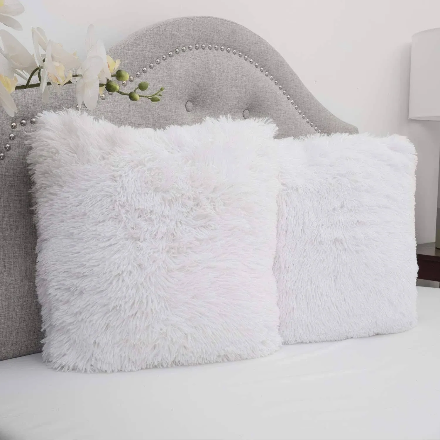 Sweet Home Collection Faux Fur Throw Pillows Home