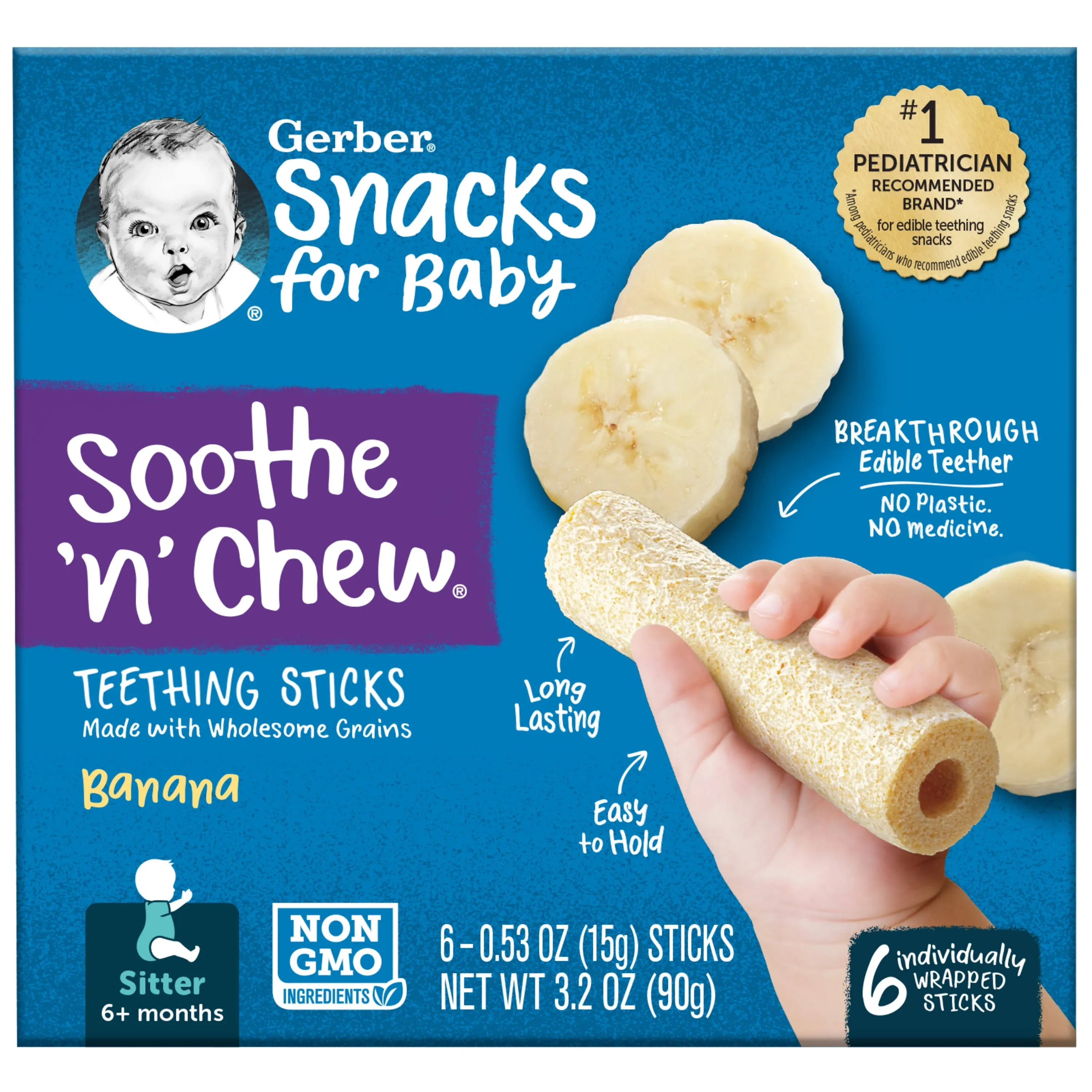 Gerber Soothe 'n' Chew Teething Sticks