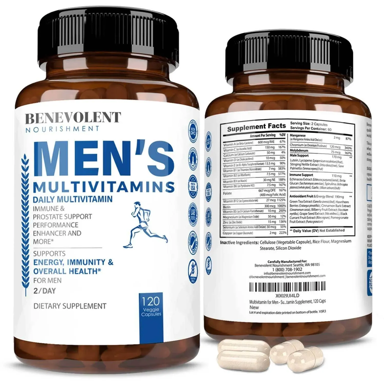 Benevolent Nourishment Multivitamin for Men