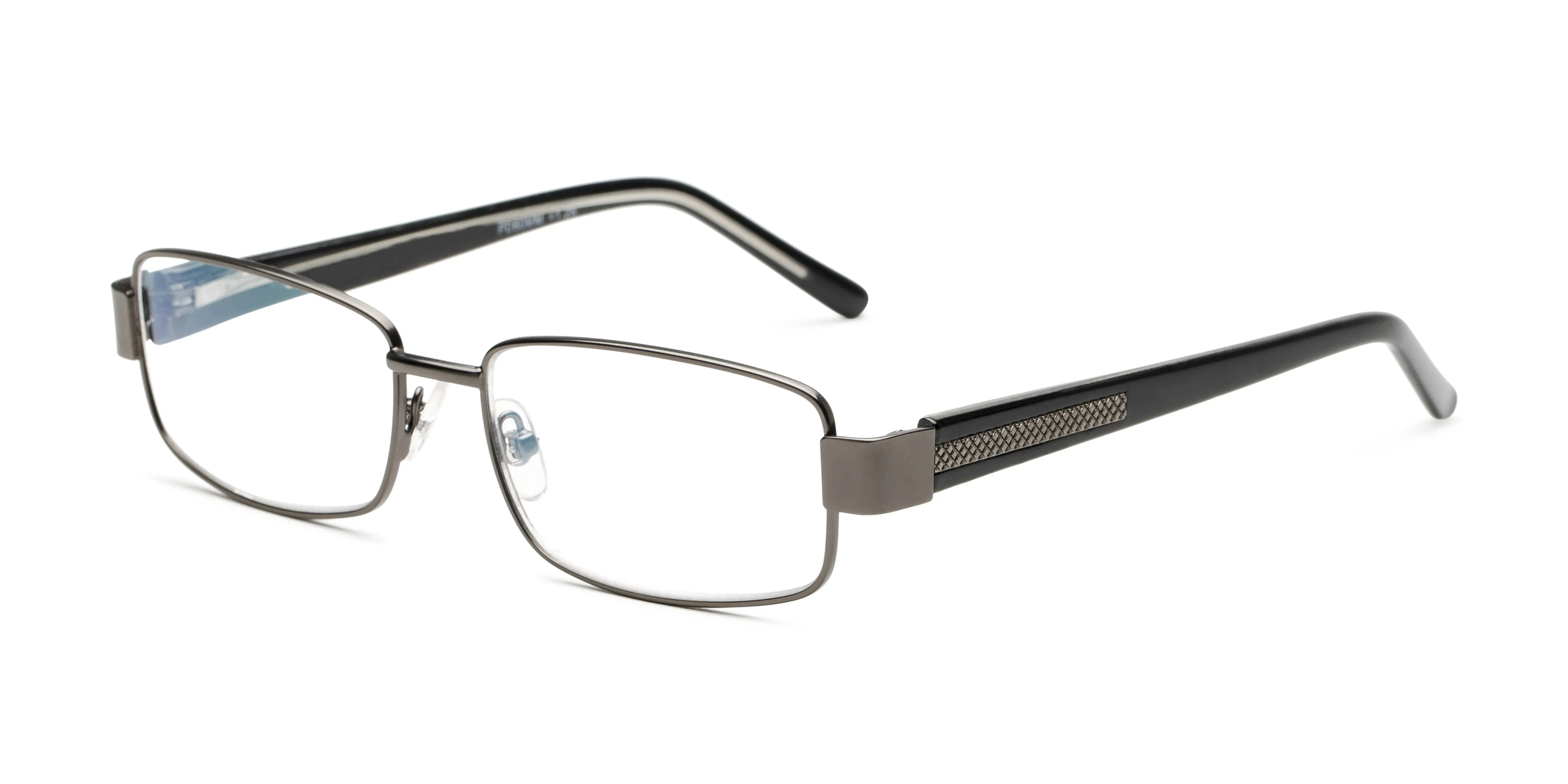 Foster Grant Men's Wes Multifocus Reading Glasses Rectangular