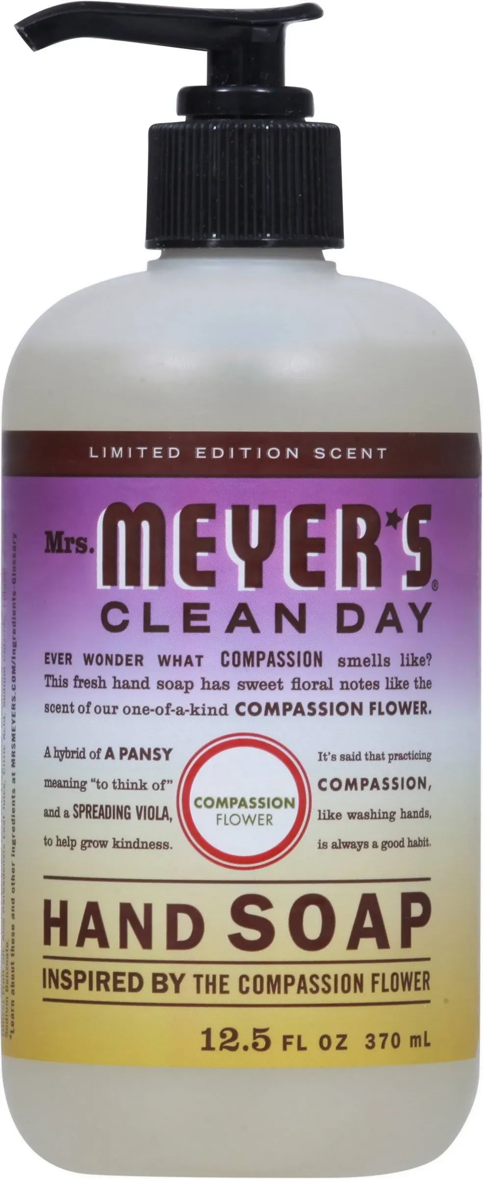 Mrs. Meyer's Clean Day Compassion Flower Hand Soap 12.5 fl oz
